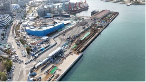 百年碼頭煥新 青島國際郵輪港區二號碼頭16號泊位主體完工，邁向現代化碼頭建設與管理新篇章